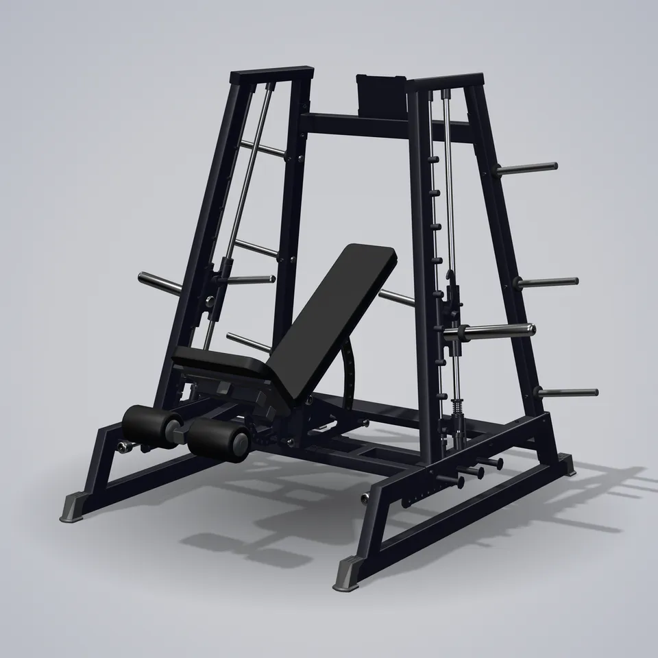 Power Smith Machine Dual System Upper D602 — wizualizacja 3D