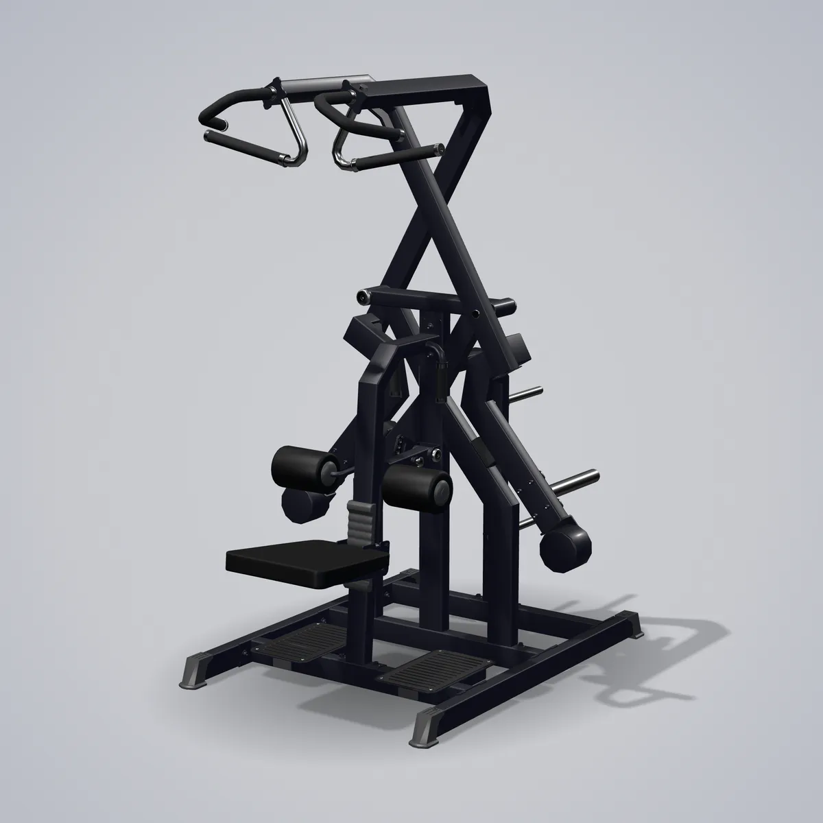 Circular Lat Pulldown D610 — wizualizacja 3D