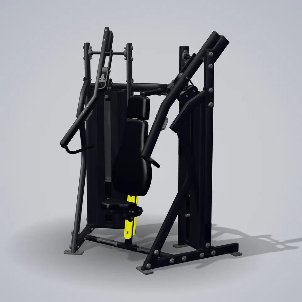 Incline Press PM2040 — wizualizacja 3D