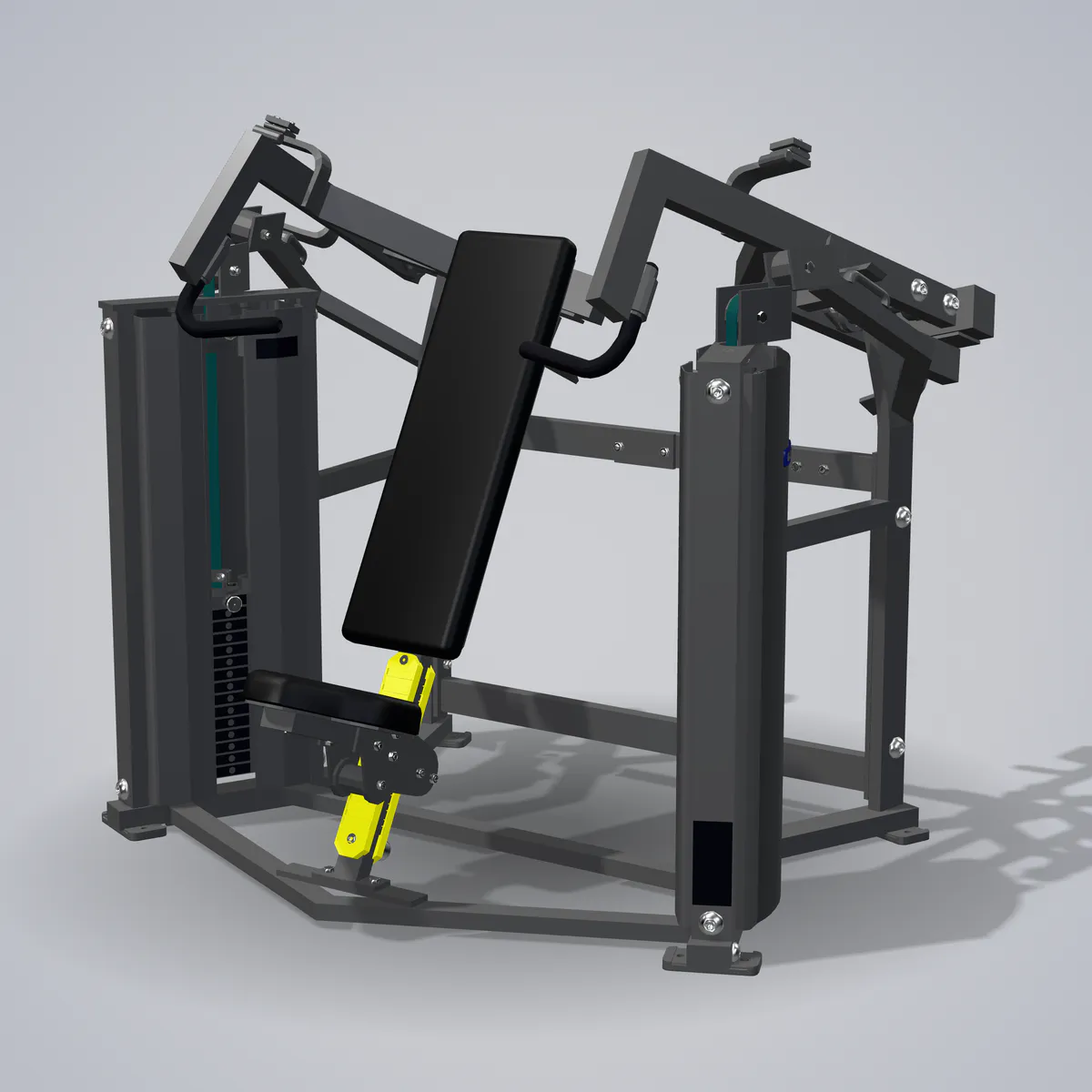 Shoulder Press PM2041 — wizualizacja 3D