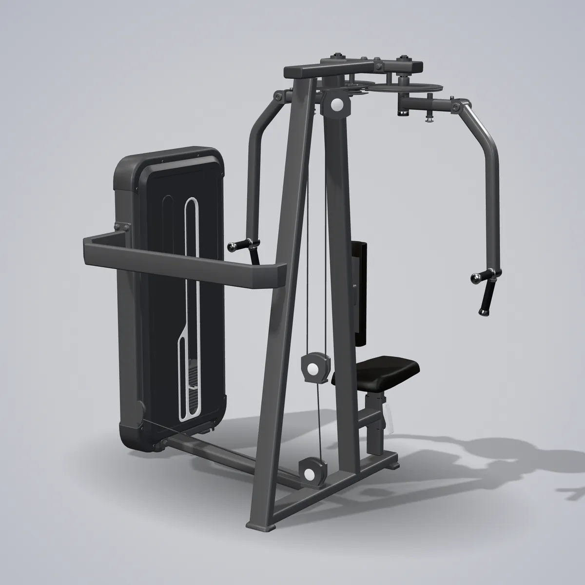 Rear Delt / Pec Fly A3007 — wizualizacja 3D