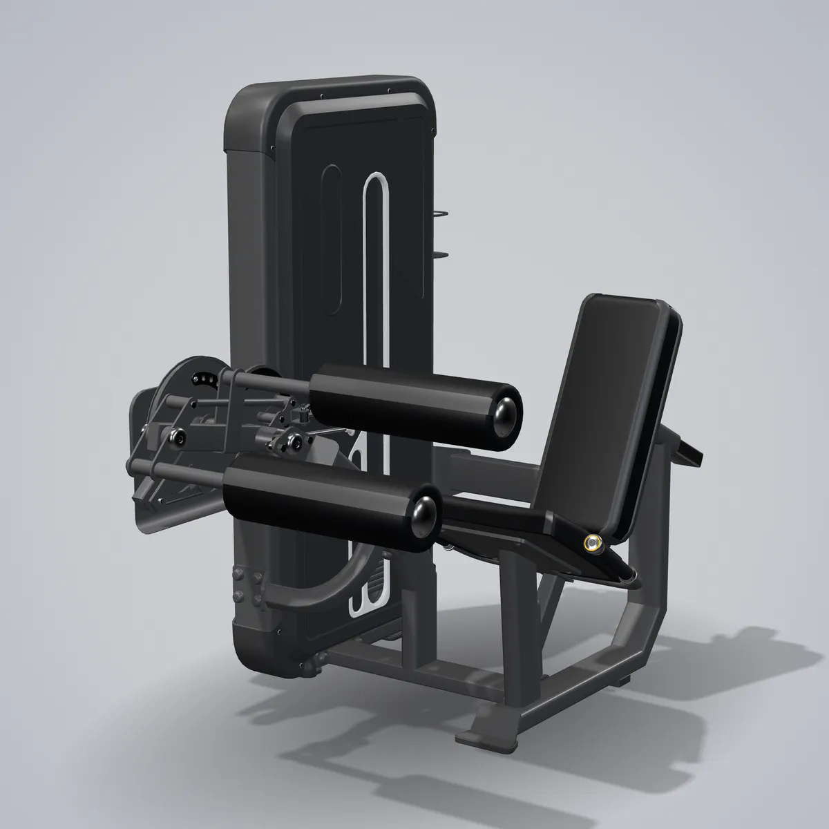 Leg Extension & Leg Curl A3086 — wizualizacja 3D