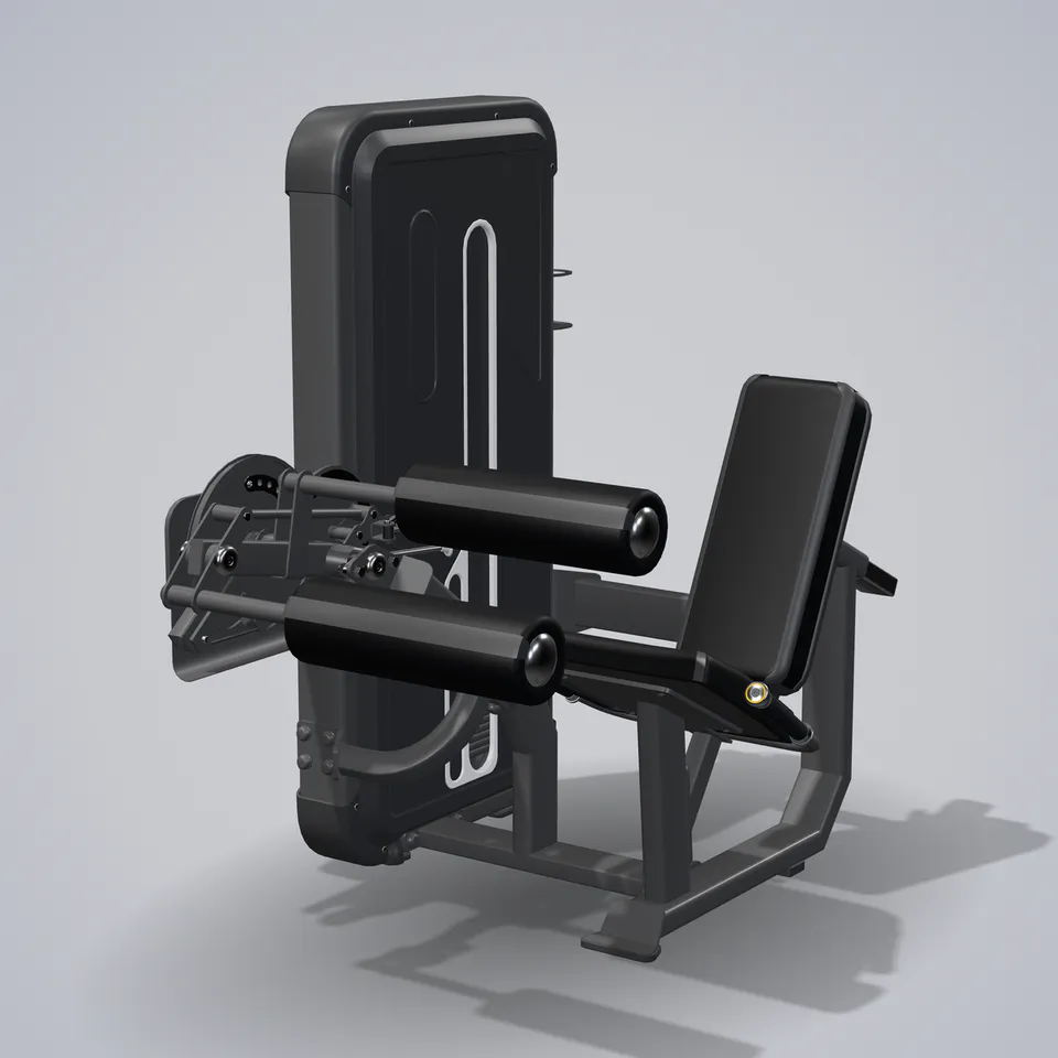 Leg Extension & Leg Curl A3086 — wizualizacja 3D