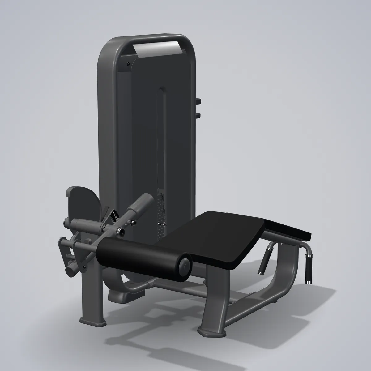 Prone Leg Curl E7001 — wizualizacja 3D