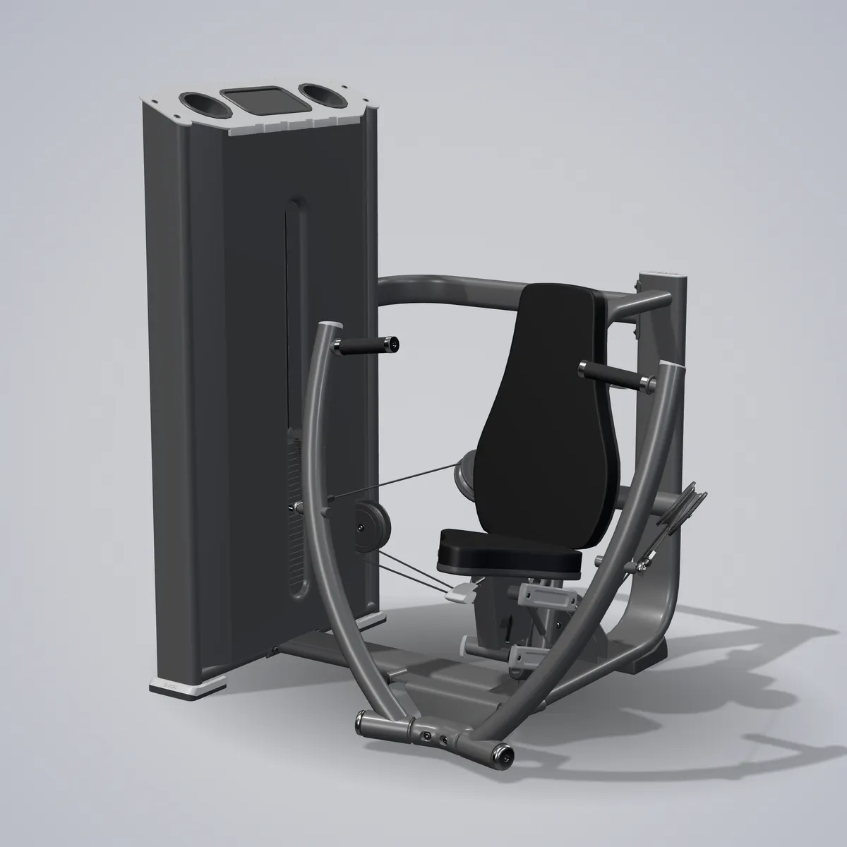 Vertical Press E7008A — wizualizacja 3D