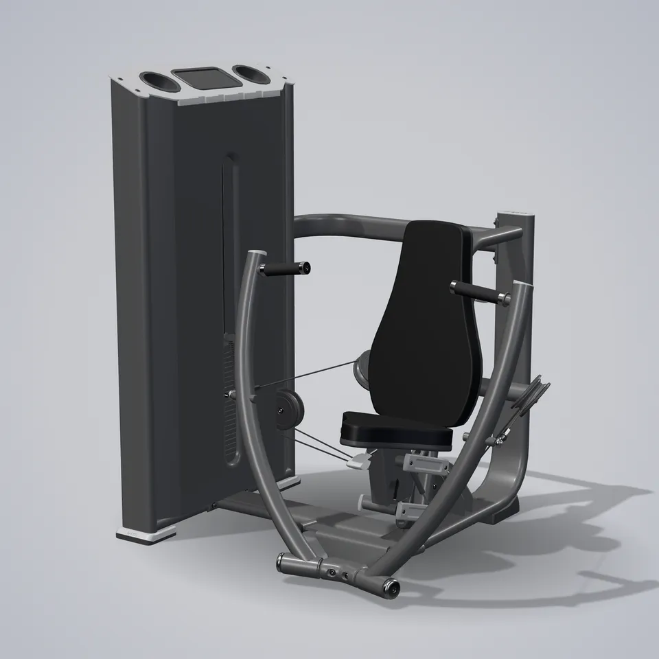 Vertical Press E7008A — wizualizacja 3D