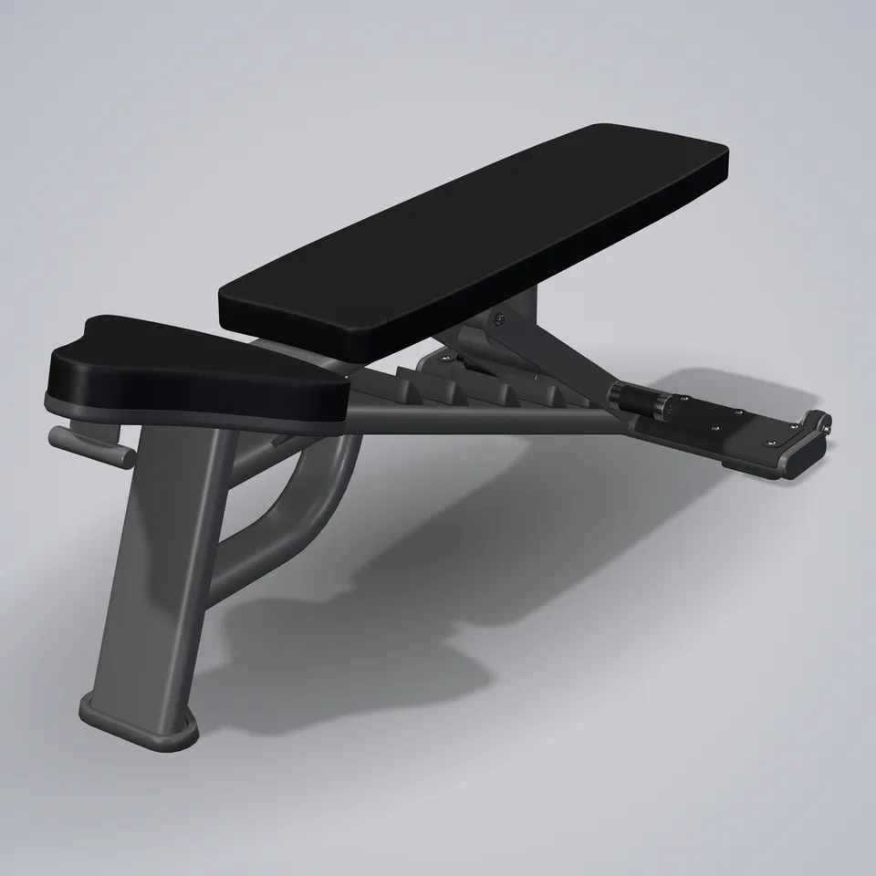 Super Bench E7039 — wizualizacja 3D