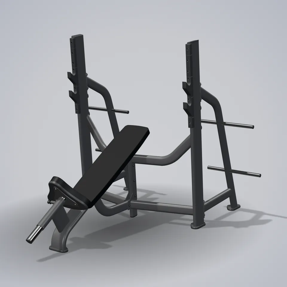 Olympic Bench Incline E7042 — wizualizacja 3D