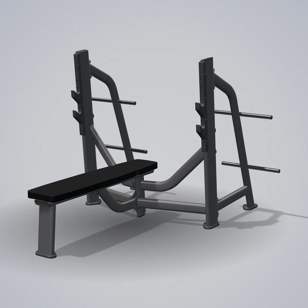 Olympic Bench E7043 — wizualizacja 3D