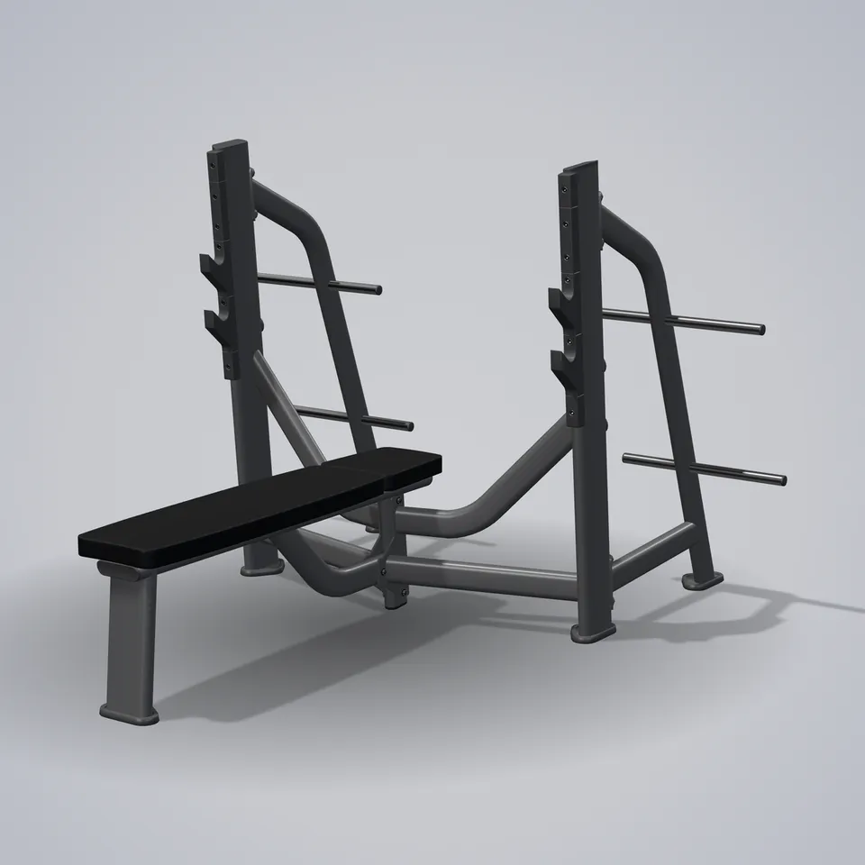 Olympic Bench E7043 — wizualizacja 3D
