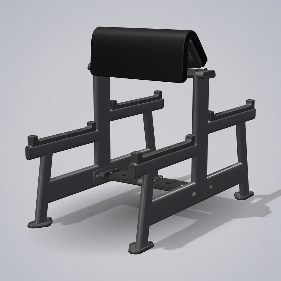Seated Preacher Curl E7044 — wizualizacja 3D
