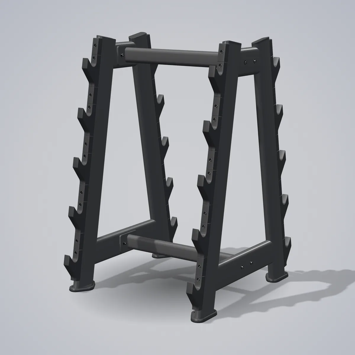 Barbell Rack E7055 — 3D visualization