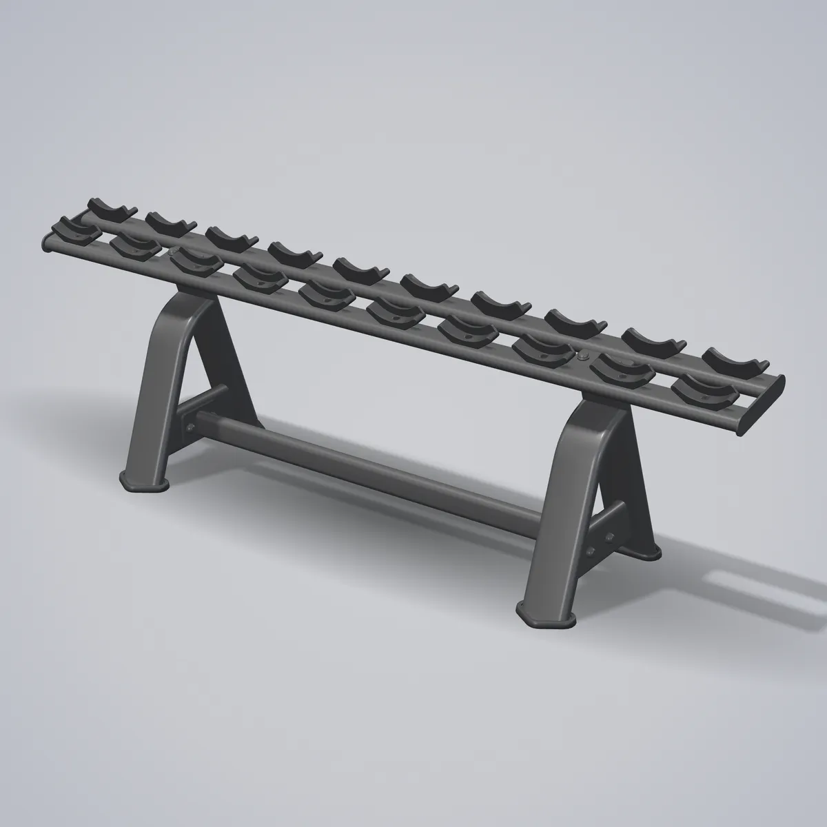 Dumbbell Rack E7067 — 3D visualization