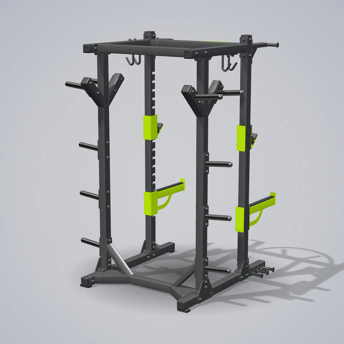 Half Rack E6221 — wizualizacja 3D