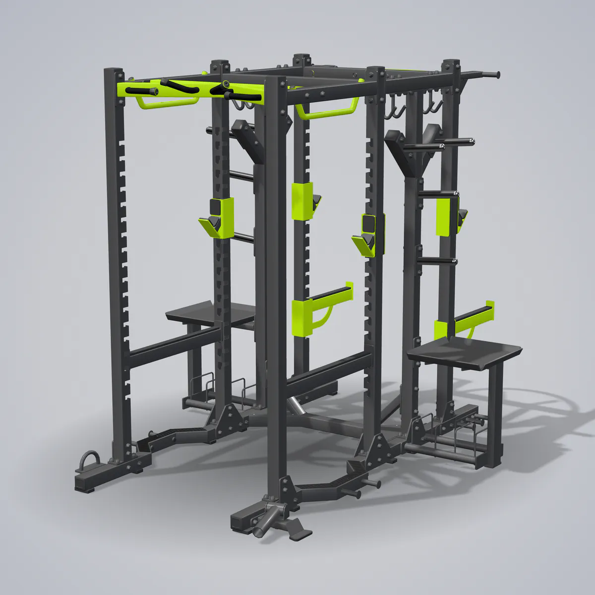 Combo Rack E6223 — wizualizacja 3D