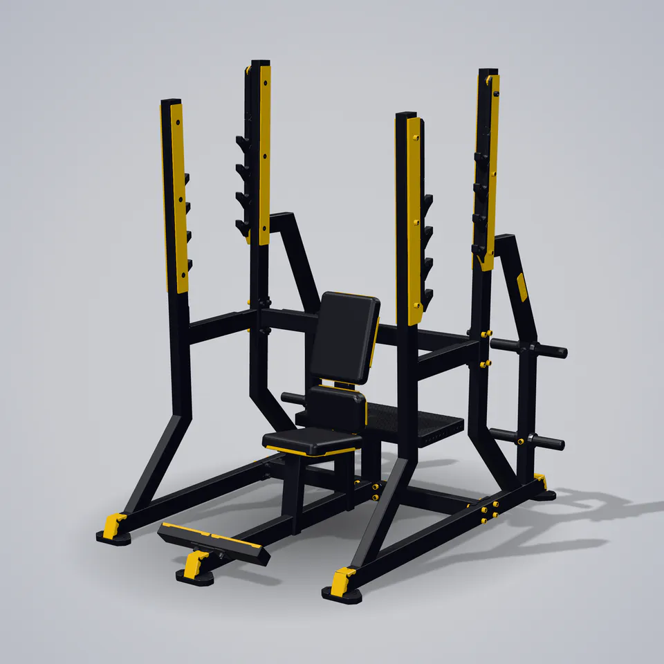 Olympic Military Bench Y974ZAG — wizualizacja 3D