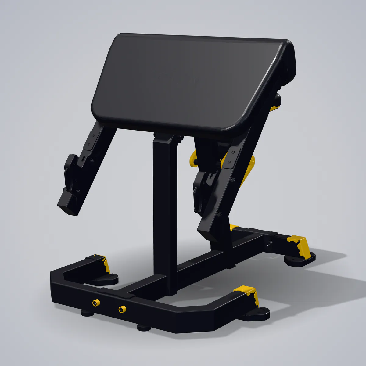 Seated Preacher Curl Y976ZAG — 3D visualization