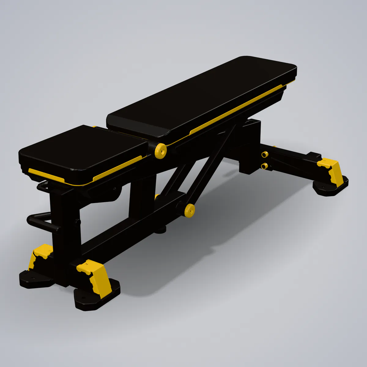 Super Bench Y978ZAG — wizualizacja 3D